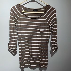 Express striped top